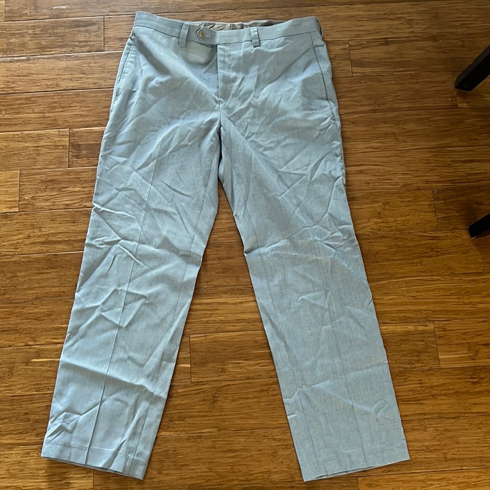Light blue men’s jeans linen type style